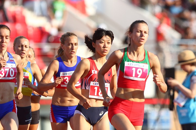 岡田選手（女子1500m決勝）
