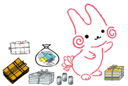 イラスト：集団回収くるりん