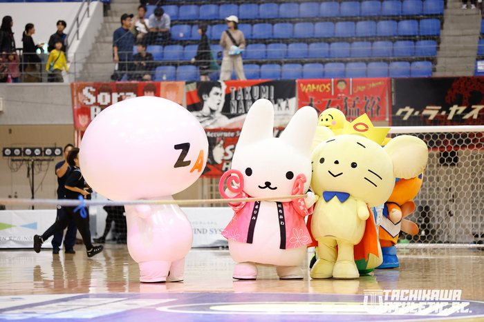 綱引きをするくるりん