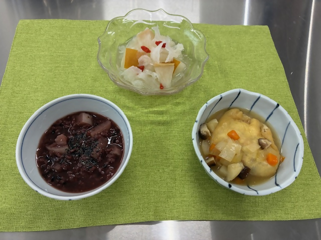 写真：実習レシピのできあがり画像