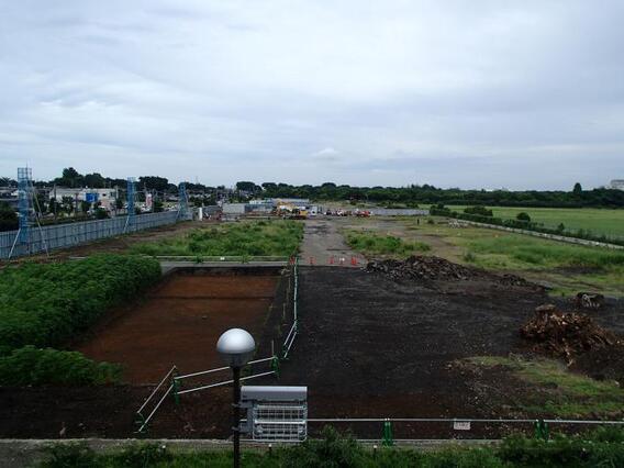 写真：土工事開始の様子