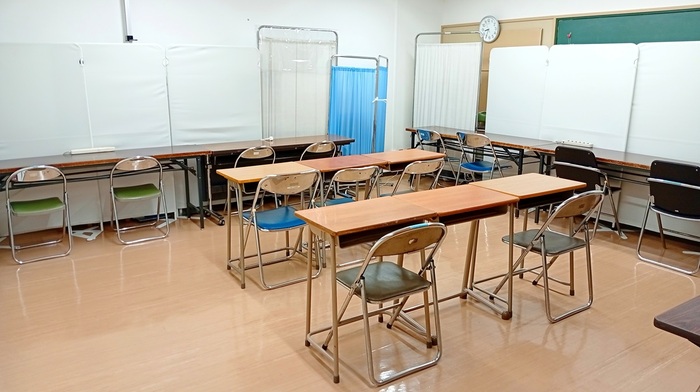 錦学習館の夏休み学習スペース