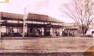 写真：明治時代の立川駅前