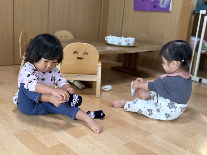 写真：保育室内の様子