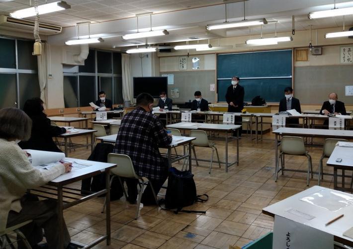 二小等複合施設整備の計画策定に向けた意見交換会の写真(1月27日)