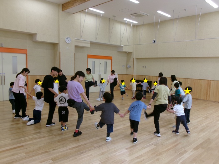 写真:リズム運動