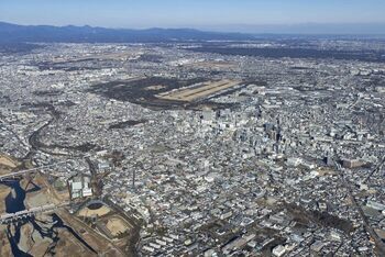 立川市の航空写真