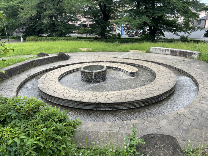 上砂公園水景施設の写真