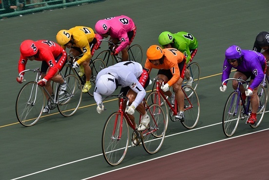 写真：レース風景