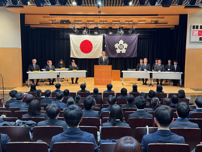 （写真）立川市教職員辞令伝達式(令和7年4月1日）