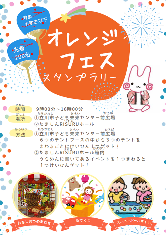 スタンプラリーの内容です