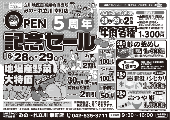 チラシ表面