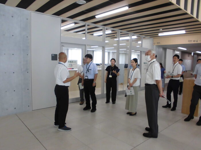 7月2日（水曜日）教育委員会視察研修（東京都立立川緑高等学校）風景