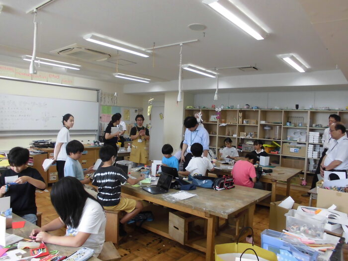 7月7日(月曜日)学校訪問(第七小学校)風景