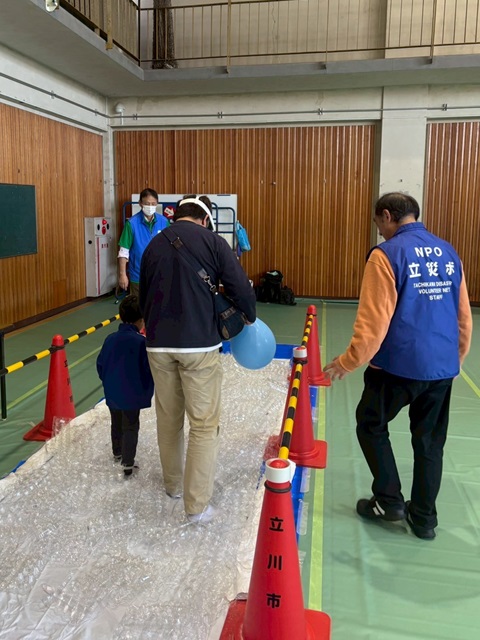 写真:訓練実施の様子