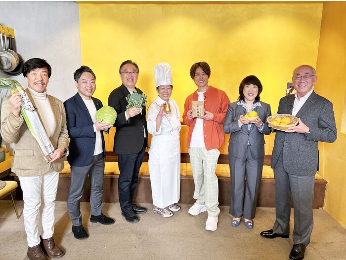 JCOM特別番組「ようこそ！産地直送レストラン」撮影の様子