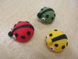 てんとう虫のブローチ