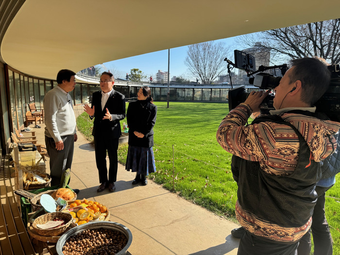 長っと散歩撮影の様子