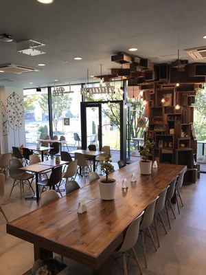 写真：カフェの様子