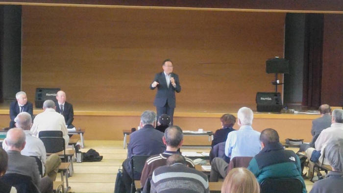 写真:柴崎福祉会館で開催されたタウンミーティングの様子