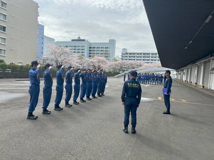 部長の訓練様子