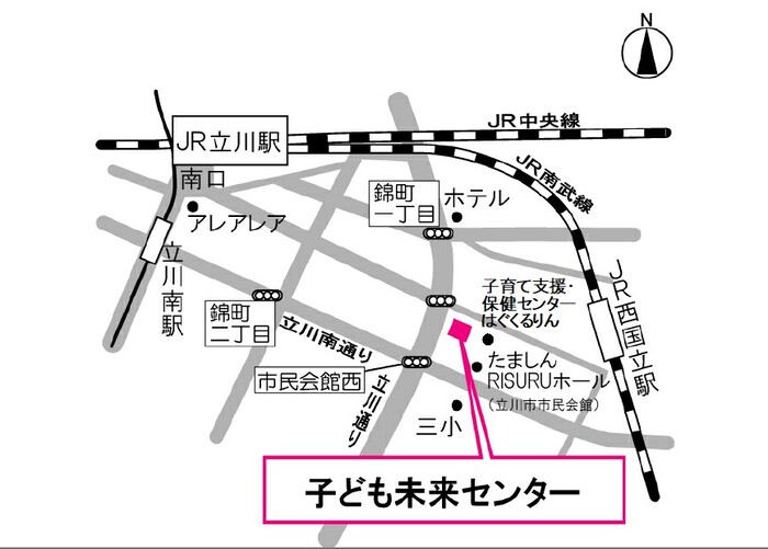子ども未来センター地図