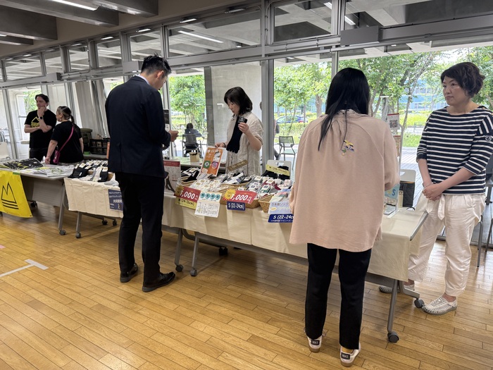 父の日ギフト出張販売会の様子