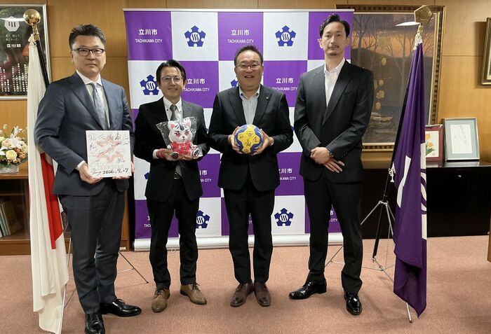 ジークスター東京表敬訪問