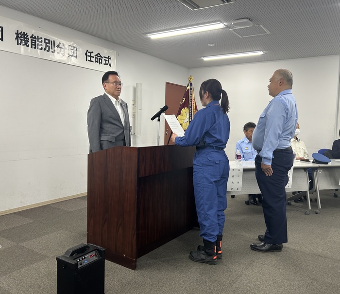 写真：任命式1
