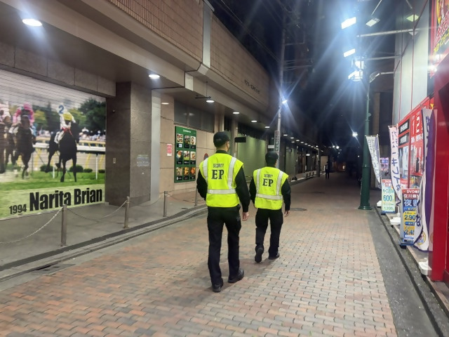 立川駅周辺の巡回パトロール