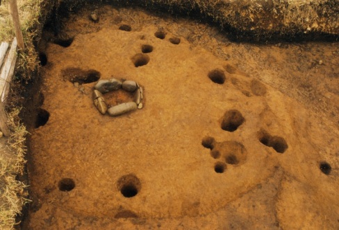 縄文時時代の竪穴住居跡